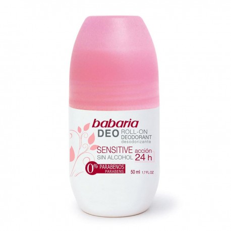 8410412020534 - BABARIA DEO SENSITIVE SIN ALCOHOL DESODORANTE 50ML - DESODORANTE