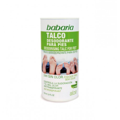 8410412020589 - BABARIA DESODORANTE SPRAY PIES SENSACION TALCO 100ML - DESODORANTE