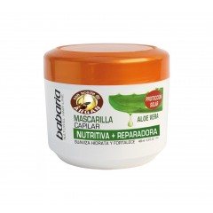 8410412021753 - BABARIA ALOE VERA MASCARILLA CAPILAR CON ACEITE DE ARGAN 400ML - MASCARILLAS