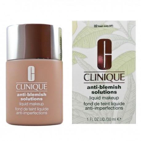 0207143947760 - CLINIQUE ANTI-BLEMISH SOLUTIONS LIQUID MAKEUP 02 FRESH IVORY - BASE MAQUILLAJE