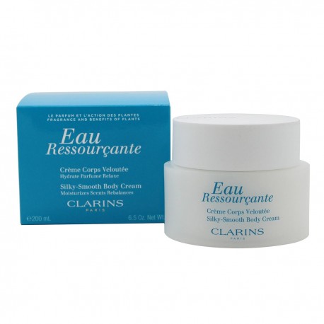 3380812554104 - CLARINS EAU RESSOURÃANTE SILKY SMOOTH BODY CREAM 200ML - HIDRATACION