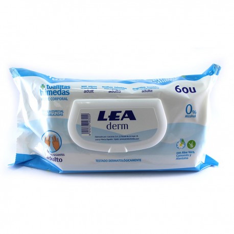 8410737003229 - LEA DERM TOALLITAS HUMEDAS PACK 60U - BEBES Y MAMAS