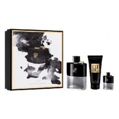 8411061871935 - CAROLINA HERRERA CH MEN PRIVE EAU DE TOILETTE 100ML + AFTER SHAVE BALM 100ML + MINIATURA - PERFUMES