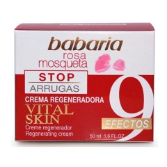 8410412057028 - BABARIA ROSA MOSQUETA VITAL SKIN CREMA REGENERADORA STOP ARRUGAS 50ML - HIDRATACION