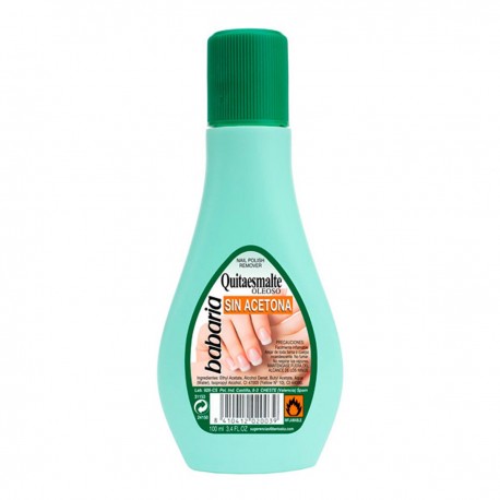 8410412020039 - BABARIA QUITAESMALTE OLEOSO SIN ACETONA 100ML - ESMALTES