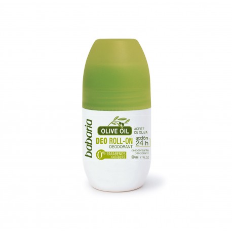 8410412047333 - BABARIA OLIVE OIL DESODORANTE ROLL-ON 50ML - DESODORANTE