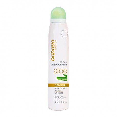 8410412028141 - BABARIA ALOE SPRAY DESODORANTE ORIGINAL 200ML - DESODORANTE