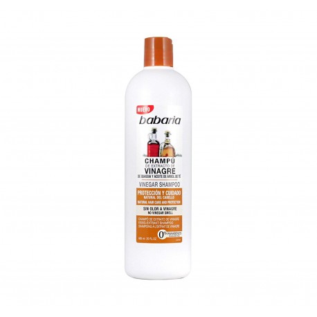 8410412021005 - BABARIA CHAMPU CON EXTRACTO DE VINAGRE SIN OLOR 600ML - CHAMPÚ