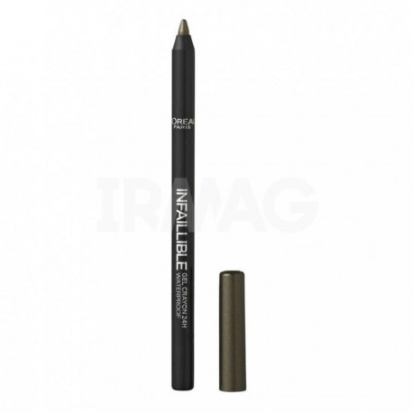 3600523351565 - L'OREAL INGAILLIBLE EYELINER GEL 08 REST IN KHAKI - DELINEADORES