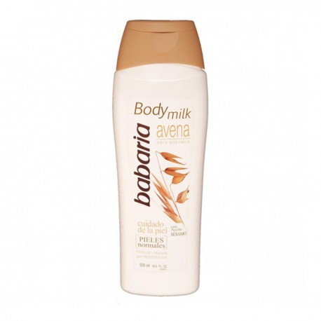 8410412020145 - BABARIA AVENA BODY MILK PIELES NORMALES 500ML - HIDRATACION