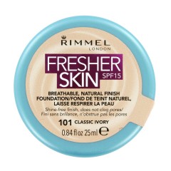 3614222753797 - RIMMEL FRESHER SKIN SPF15 NATURAL FOUNDATION 101 CLASSIC IVORY - BASE MAQUILLAJE