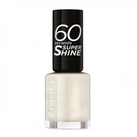 3614220617176 - RIMMEL 60 SECONDS SUPER SHINE NAIL LACQUER 730 SILVER BULLET - ESMALTES