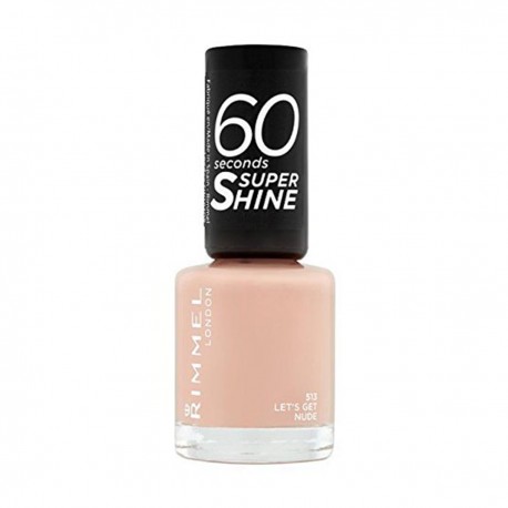 3614220617107 - RIMMEL 60 SECONDS SUPER SHINE NAIL LACQUER 513 LET'S GET NUDE - ESMALTES