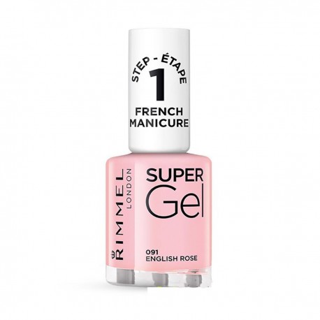 3012155300000 - RIMMEL SUPER GEL FRENCH MANICURE 091 ENGLISH ROSE - ESMALTES