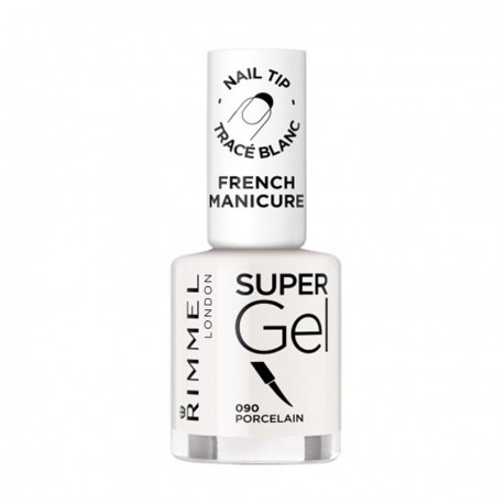 3012154600000 - RIMMEL SUPER GEL FRENCH MANICURE 090 PORCELAIN - ESMALTES
