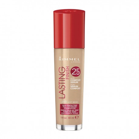 3607345379050 - RIMMEL LASTING FINISH 25H FOUNDATION 200 - BASE MAQUILLAJE