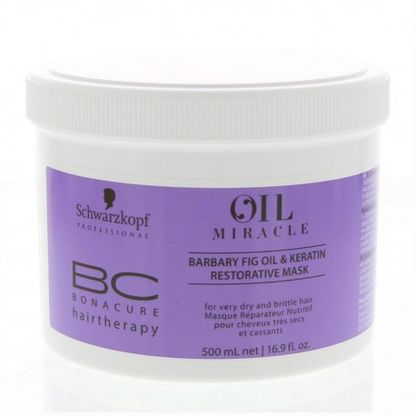 4045787269116 - SCHZARZKPOF BONACURE OIL MIRACLE BARBARY FIG OIL & KERATIN MASCARILLA CABELLO MUY SECO 500ML - MASCARILLAS