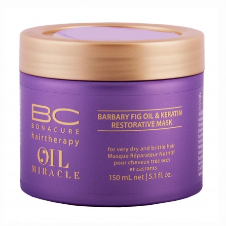 4045787269093 - SCHZARZKPOF BONACURE OIL MIRACLE BARBARY FIG OIL & KERATIN MASCARILLA CABELLO MUY SECO 150ML - MASCARILLAS
