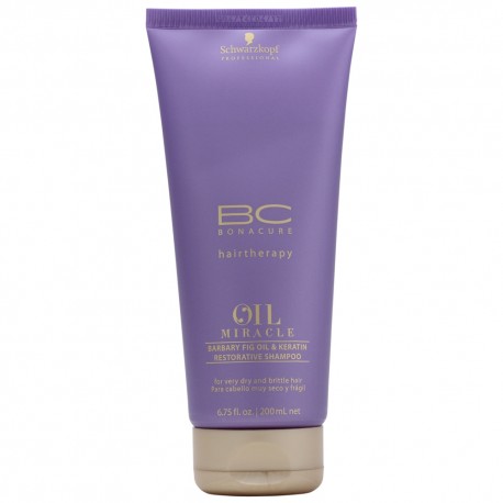 4045787269079 - SCHZARZKPOF BONACURE OIL MIRACLE BARBARY FIG OIL & KERATIN CHAMPU CABELLO MUY SECO 200ML - CHAMPÚ