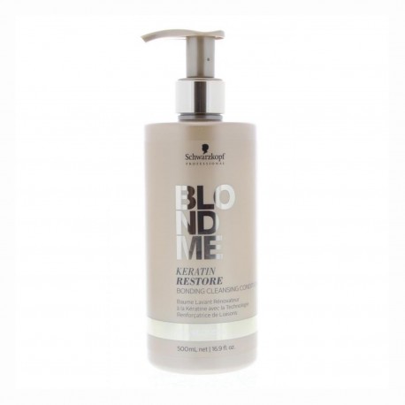 4045787378849 - SCHWARZKPOF BLOND ME KERATIN RESTORE BONDING CLEANSING CONDITIONER 500ML - ACONDICIONADORES