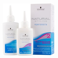 4045787132823 - SCHWARZKPOF HYDROWAVE NATURAL STYLING Nº2 CLAMOUR WAVE KIT LOTION 80ML + FIXING LOTION 100ML - ACABADOS