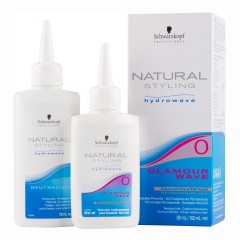 4045787131208 - SCHWARZKPOF HYDROWAVE NATURAL STYLING Nº0 CLAMOUR WAVE KIT LOTION 80ML + FIXING LOTION 100ML - ACABADOS