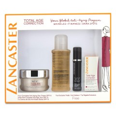 3614224160142 - LANCASTER TOTAL AGE CORRECTION ANTI-AGING DAY CREAM 50ML + EXPRESS CLEANSER 100ML + 365 SKIN REPAIR EYE SERUM 10