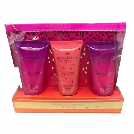5055443666301 - GRACE COLE ORANGE BLOSSOM&NEROLI ESPUMA 50ML + GEL DE BAÑO 50ML + CREMA CORPORAL 50ML - HIGIENE CORPORAL