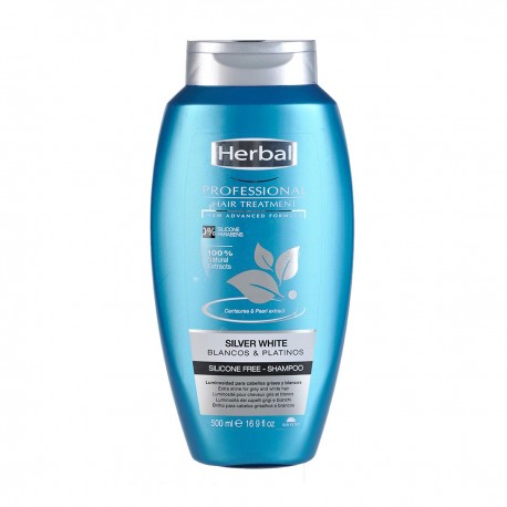 8420651160304 - HERBAL HISPANIA PROFESSIONAL CARE CHAMPU SILVER WHITE SIN SILICONA 500ML - TRATAMIENTO