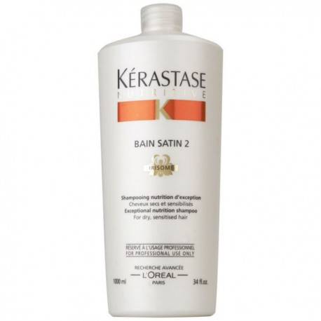 3474635002758 - KERASTASE NUTRITIVE BAIN SATIN 2 CABELLOS SENSIBLES 1000ML - CHAMPÚ