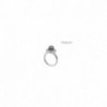 8436543832181 - VIPDELUXE SWAROVSKI ANILLO LADY PERLA GRIS T18 - JOYERÍA Y BISUTERÍA