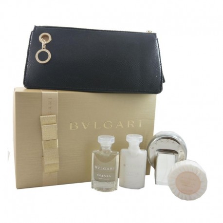7833204900880 - BVLGARI OMNIA CRYSTALLINE EAU DE TOILETTE 65ML VAPORIZADOR + BODY 40ML+GEL 40ML+JABON+NE - PERFUMES