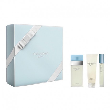 7370528874700 - DOLCE GABBANA LIGHT BLUE EAU DE TOILETTE 50ML VAPORIZADOR + BODY 50ML + MINIATURA - PERFUMES