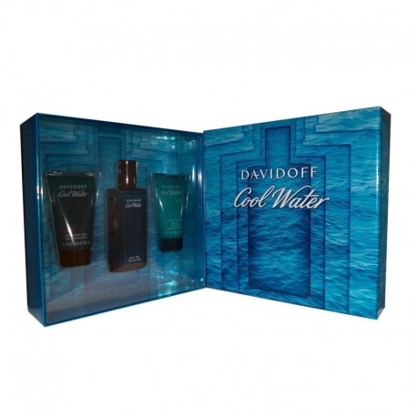 3614220726243 - DAVIDOFF COOL WATER EAU DE TOILETTE 125ML VAPORIZADOR + AFTER SHAVE GEL 75ML+SHOWER GEL - PERFUMES