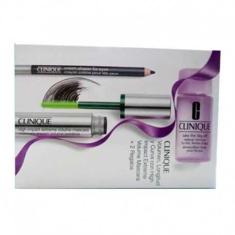 0207147613250 - HIGH IMPACT EXTREME VOLUME MASCARA + CREAM SHAPER FOR EYES + TAKE THE DAY OFF DESMAQUILLADOR - DESMAQUILLANTE RO