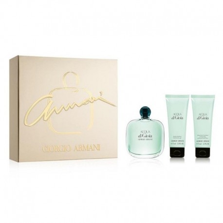 3614271538185 - GIORGIO ARMANI ACQUA DI GIOIA EAU DE TOILETTE 100ML + SHOWER GEL 75ML + LOTION 75ML - PERFUMES