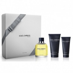 7308702603570 - DOLCE & GABBANA POUR HOMME EAU DE TOILETTE 125ML + AFTER SHAVE BALM 100ML + SHOWER GEL 50ML - PERFUMES