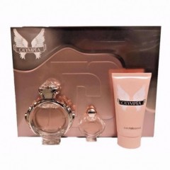 3349668553129 - PACO RABANNE OLYMPEA EAU DE PARFUM 50ML VAPORIZADOR + PERFUMED BODY LOTION 75ML + MINI - PERFUMES