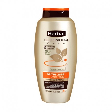 8420651168003 - HERBAL HISPANIA PROFESSIONAL CARE CHAMPU ANTI FRIZZ NUTRI LISSE SIN SILICONA 750ML - CHAMPÚ
