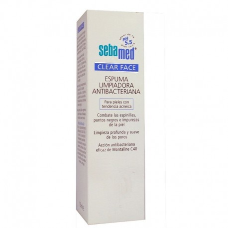 4103040156969 - SEBAMED CLEAR FACE ESPUMA ANTI-BACTERIANA 150ML - LECHE LIMPIADORA