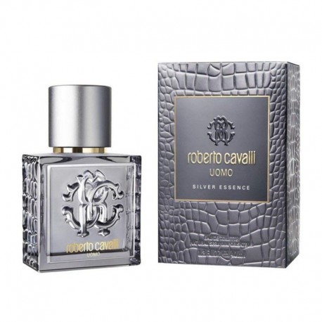 3614223298464 - ROBERTO CAVALLI UOMO SILVER ESSENCE EAU DE TOILETTE 40ML VAPORIZADOR - PERFUMES