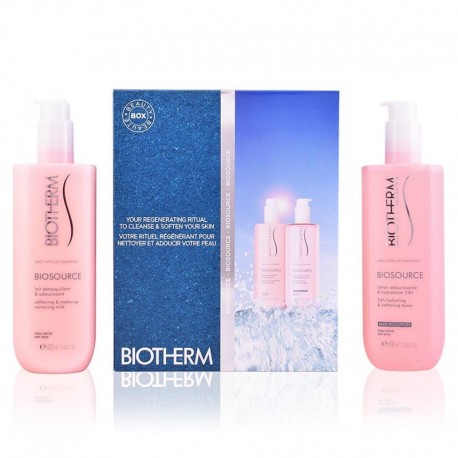 3614272098589 - BIOTHERM BIOSOURCE LECHE CORPORAL PIEL SECA 400ML + TONICO PIEL SECA 400ML - DESMAQUILLANTE ROSTRO