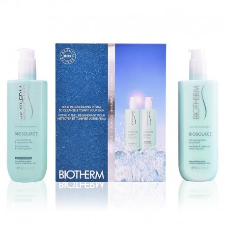 3614272098503 - BIOTHERM BIOSOURCE LECHE CORPORAL PIEL NORMAL 400ML + TONICO PIEL NORMAL 400ML - DESMAQUILLANTE ROSTRO