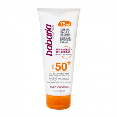 8410412000703 - BABARIA ROSA MOSQUETA FLUIDO ANTI-MANCHAS SPF50+ 75ML - PROTECCION FACIAL