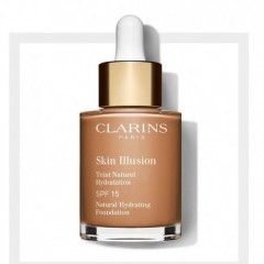 3380810234428 - CLARINS SKIN ILLUSION BASE SPF15 113 CHESTNUT 30ML - BASE MAQUILLAJE