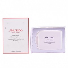 7292381416980 - SHISEIDO PURENESS REFRESHING CLEANSING SHEETS ALCOHOL FREE 30UDS. - LECHE LIMPIADORA