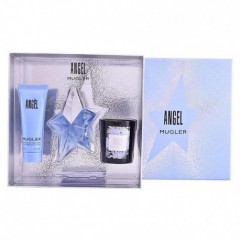 3439600032949 - THIERRY MUGLER ANGEL'EAU DE PARFUM 25ML + PERFUMED BODY LOTION 50ML + VELA 70GR - PERFUMES