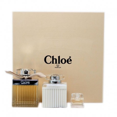 3614224935443 - CHLOE MUJER EAU DE PARFUM 75ML VAPORIZADOR + CREMA HIDRATANTE CORPORAL 100ML + MINIATU - PERFUMES