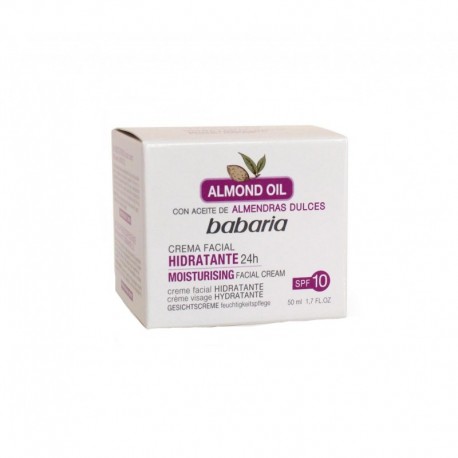8410412020749 - BABARIA ALMOND OIL CREMA SPF10 50ML - HIDRATACION