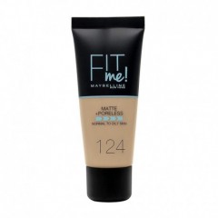 3600531429539 - MAYBELLINE FIT ME MATTE PORELESS BASE 124 SOFT SAND - BASE MAQUILLAJE